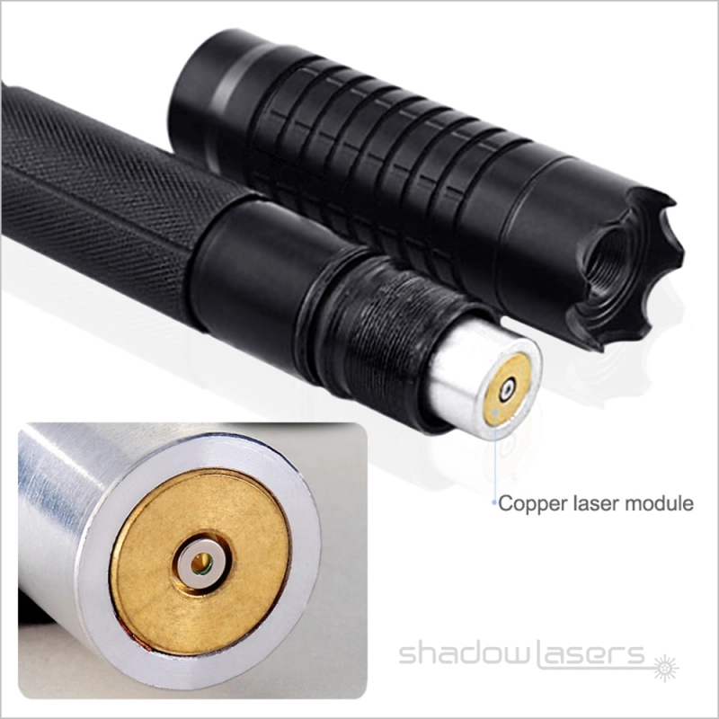 GQ6-520nm THOR M II Adjustable Focus Burning Green Laser Pointer 300MW-500MW