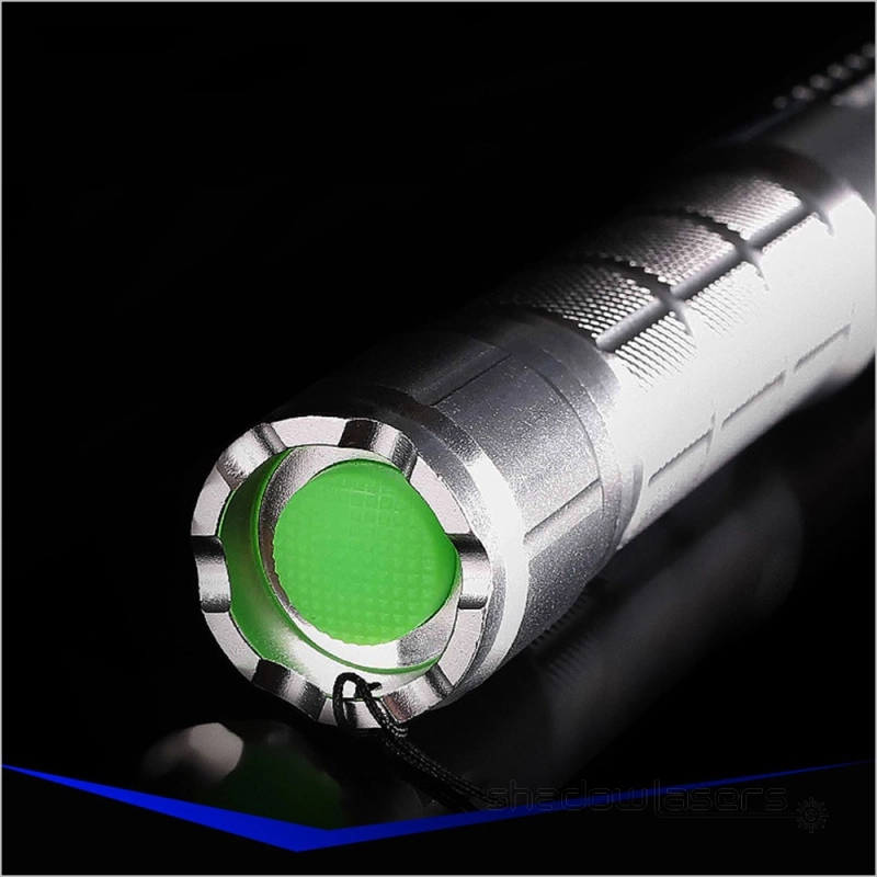 GQ9-520nm Adjustable Focus Burning Green Laser Pointer 100MW-500MW