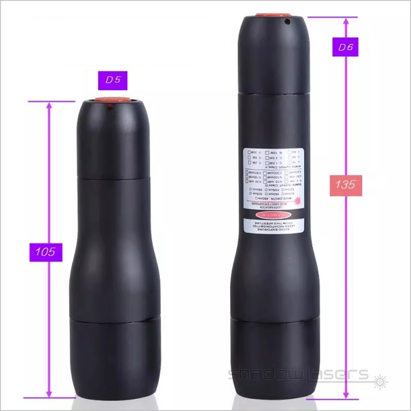 VD5 405nm WATERPROOF MINI Purple Laser Pointer 200MW-500MW