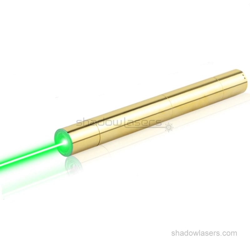 "HERO" GW5 525nm 2 Watts BURNING Green Laser Pointer Sanwu Silver Series