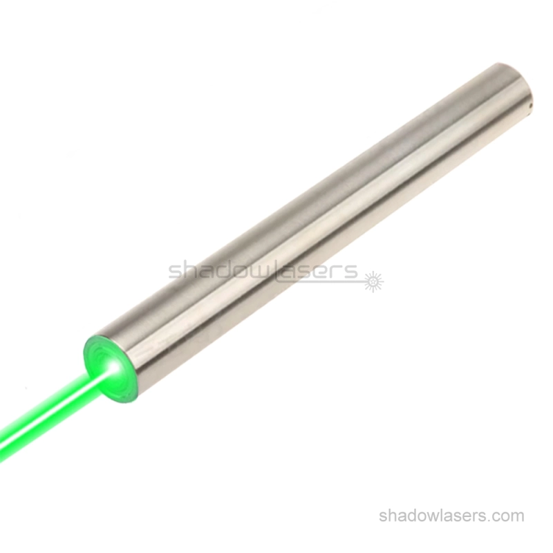 "HERO" GW5 525nm 2 Watts BURNING Green Laser Pointer Sanwu Silver Series
