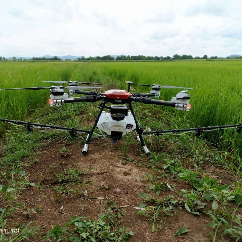 New stock fast shipment EFT agriculture drone for sale E416 16L payload dron agricola agriculture spraying quadcopter frame help the farm plant grow