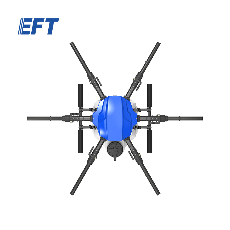 Best Selling EFT E610P 10L Payload Agricultural Drone Frame Classic Foldable Body Electric Sprayer Agriculture Drone 10l Sprayer for Pesticide Spraying