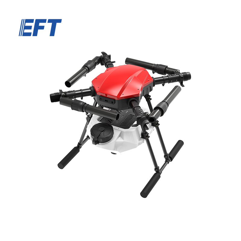 Cheap price EFT E410P 10L agriculture drone sprayer frame waterproof foldable drone agricola for farm plants spray seeding