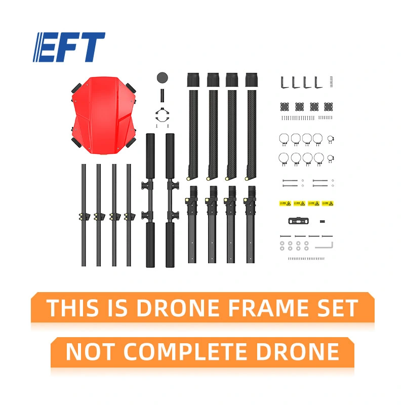New stock fast shipment EFT agriculture drone for sale E416 16L payload dron agricola agriculture spraying quadcopter frame help the farm plant grow