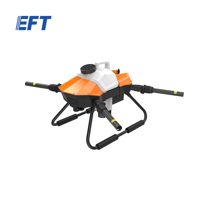 DIY four-axis EFT G06 6L agricultural drones frame profissional foldable sprayer agriculture mini drone parts for land spraying