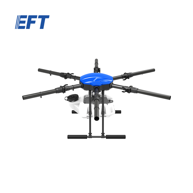 Cheap price fogger sprayer EFT E616P agricultural spray drone parts spraying classic foldable body frame for pest control