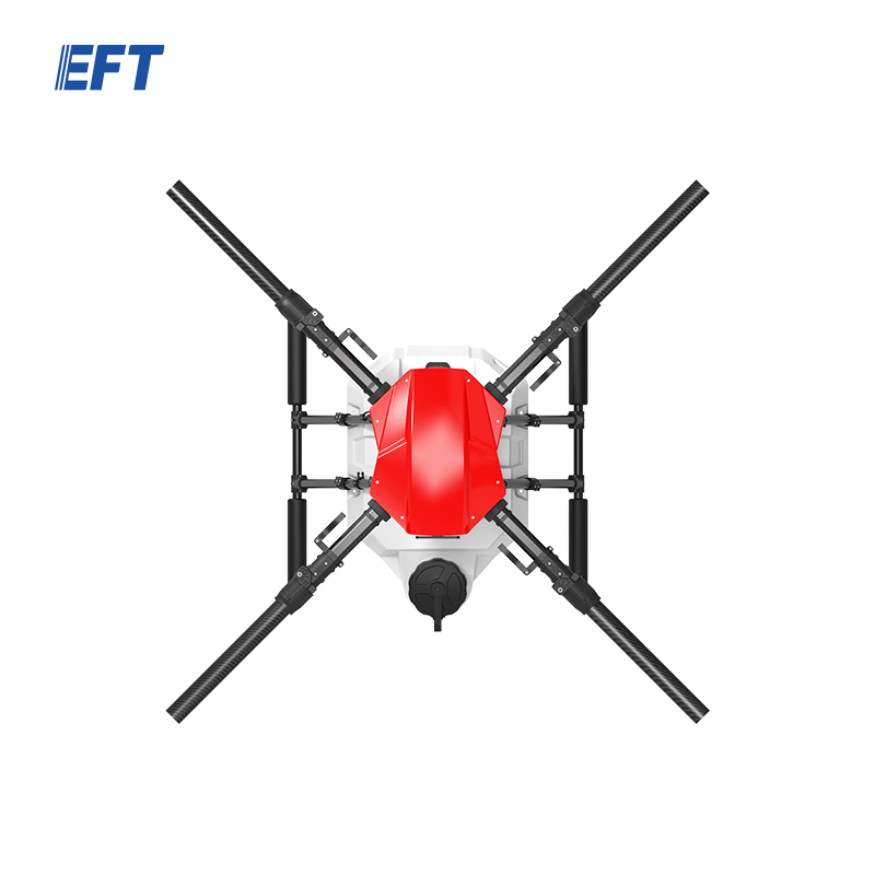 EFT best selling agricultural machines E420P foldable agriculture drone frame multicopter optional auto spraying system