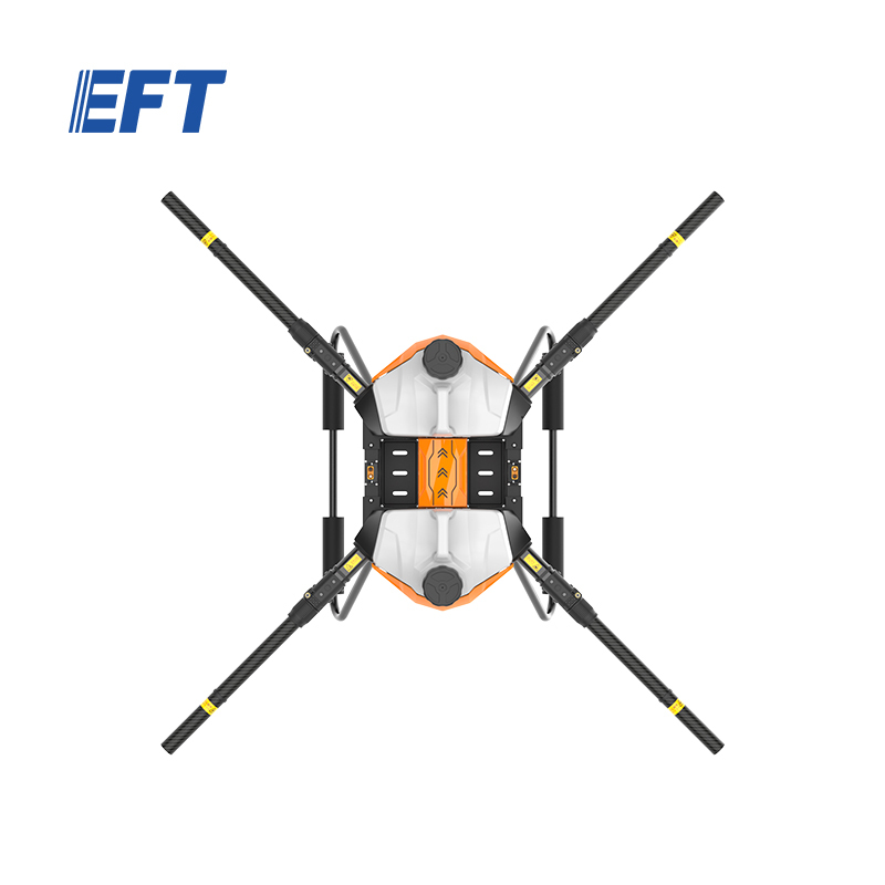 EFT G20-Q professional farmer quadcopter frame high efficient agriculture sprayer drone parts with double tank smart plant tool