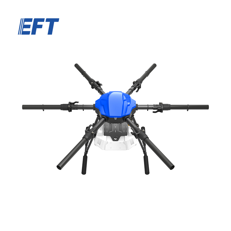 Cheap price fogger sprayer EFT E616P agricultural spray drone parts spraying classic foldable body frame for pest control