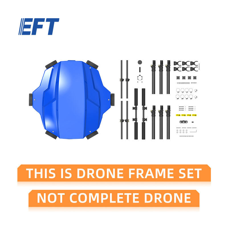 Newly Upgraded EFT Electronic Agricultural Sprayer E620P 20L Capacity Load Farm Drone Frame optional High Strength Propelles