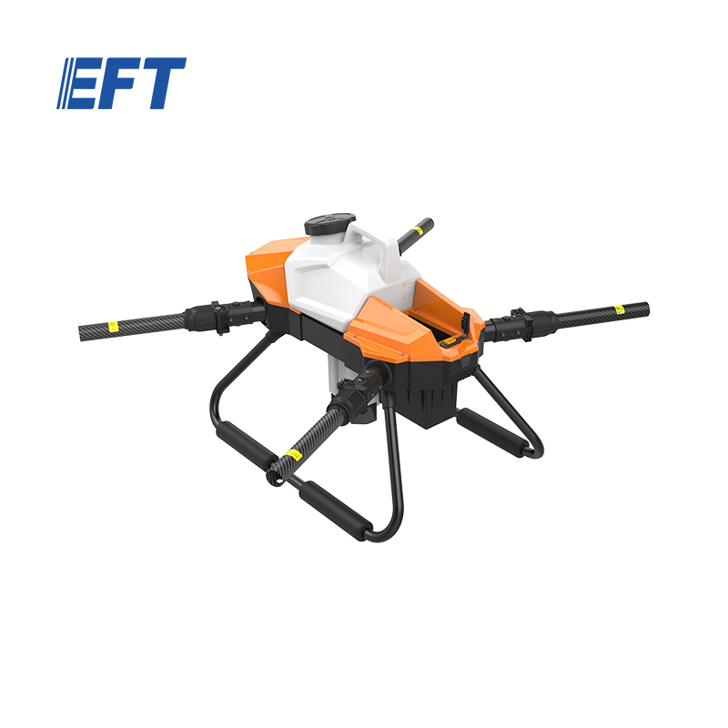DIY four-axis EFT G06 6L agricultural drones frame profissional foldable sprayer agriculture mini drone parts for land spraying