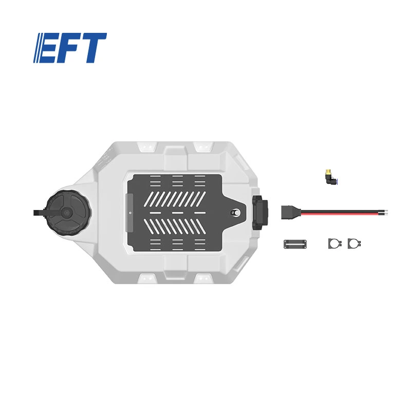 EFT best selling agricultural machines E420P foldable agriculture drone frame multicopter optional auto spraying system