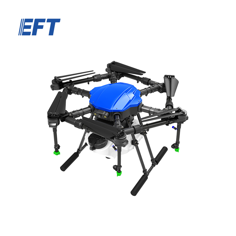 Best selling EFT E610P agricultural drone kit set strong and anti-falling drone frame with X6 hobbywing motors and water pump