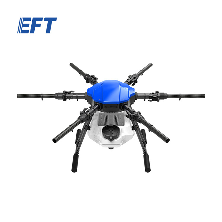 Best Selling EFT E610P 10L Payload Agricultural Drone Frame Classic Foldable Body Electric Sprayer Agriculture Drone 10l Sprayer for Pesticide Spraying