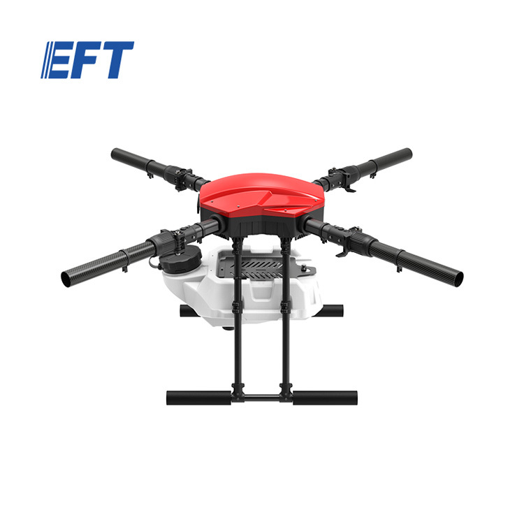 Cheap price EFT E410P 10L agriculture drone sprayer frame waterproof foldable drone agricola for farm plants spray seeding