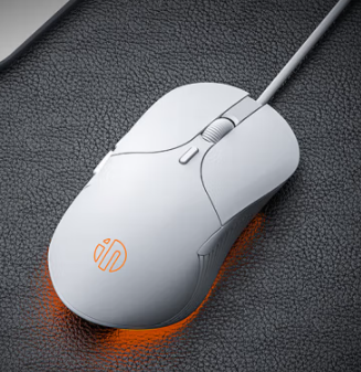 INPHIC Wired PC Mouse, USB Wired Mouse 3200DPI Adjustable & 6 Programmable Buttons, Silent Click, Optical Tracking, Ergonomic, Streamlined Mouse for PC Laptop Computer Working and Gaming