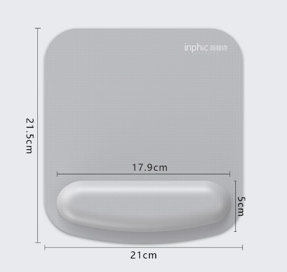 INPHIC PD100 Mouse Pad - Computer Mouse Mat with Anti-Slip Rubber Base,  Easy Gliding, Durable Materials