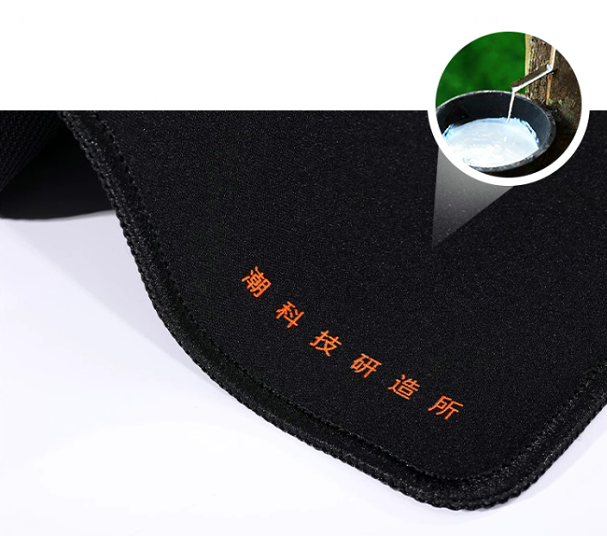 INPHIC PD50 Mouse Pad - Computer Mouse Mat with Anti-Slip Rubber Base, Easy Gliding, Durable Materials, Portable, in a Fresh Modern Design, Black