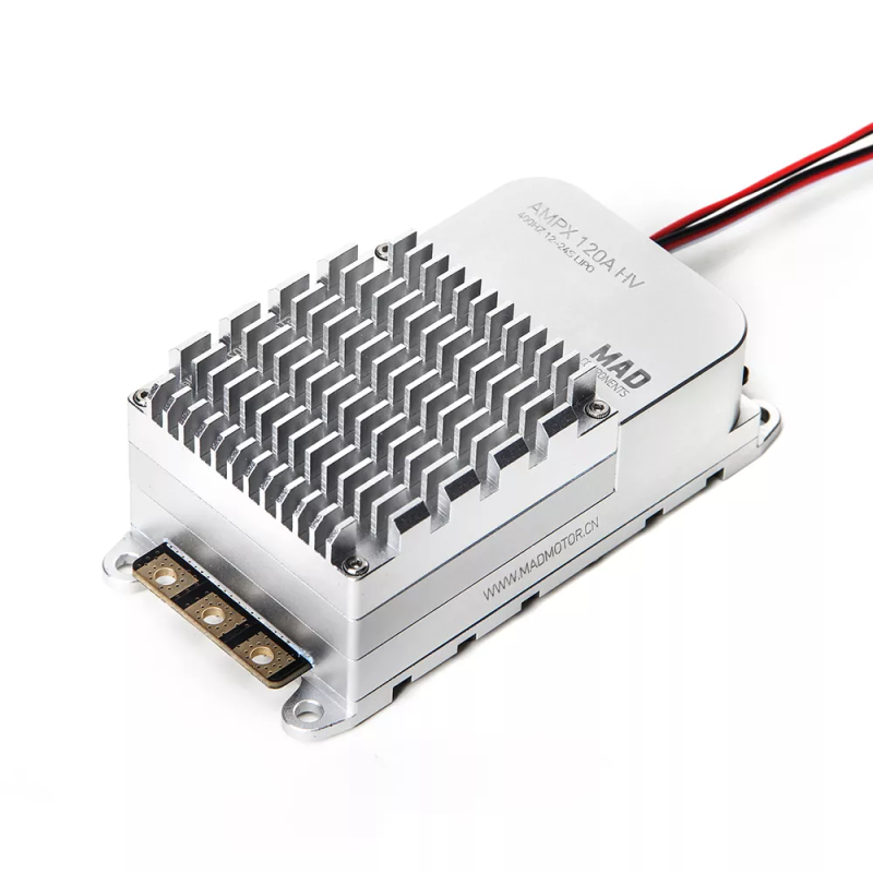 MAD AMPX ESC Regulator 120A HV(12-24S) for large and heavy delivery multirotor drone-silver