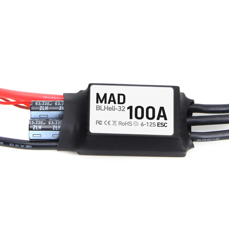 MAD BLHELI_32 100A(6-12S) ESC Regulator for the 6S,8S,12S FPV frame