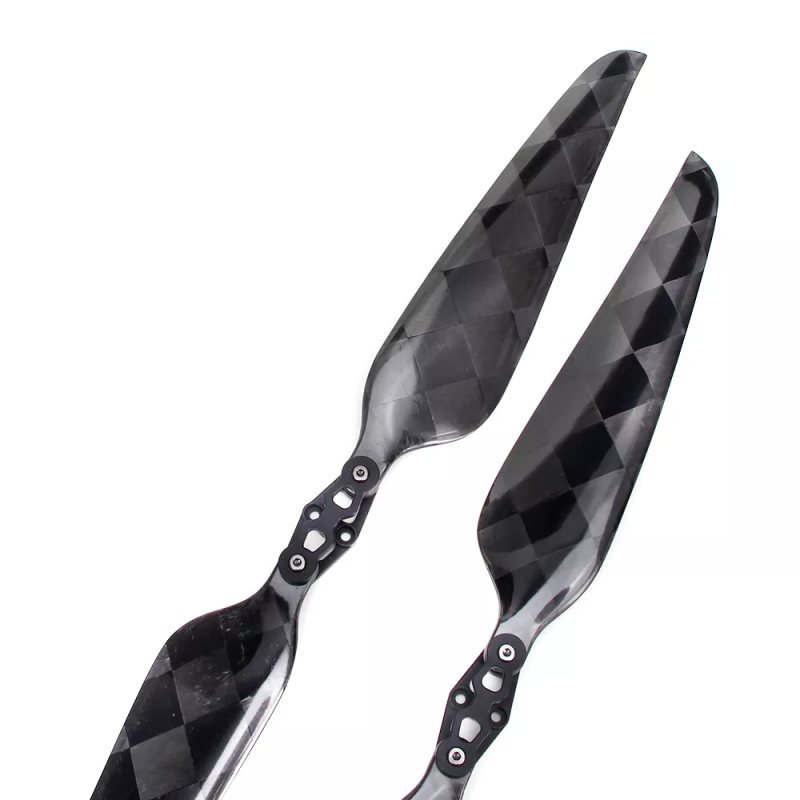 17.5x6.5 Inch  FLUXER Pro Glossy Large lattice Carbon fiber folding propeller for the professional drone and multirotor 1pair(CW+CCW)-6429