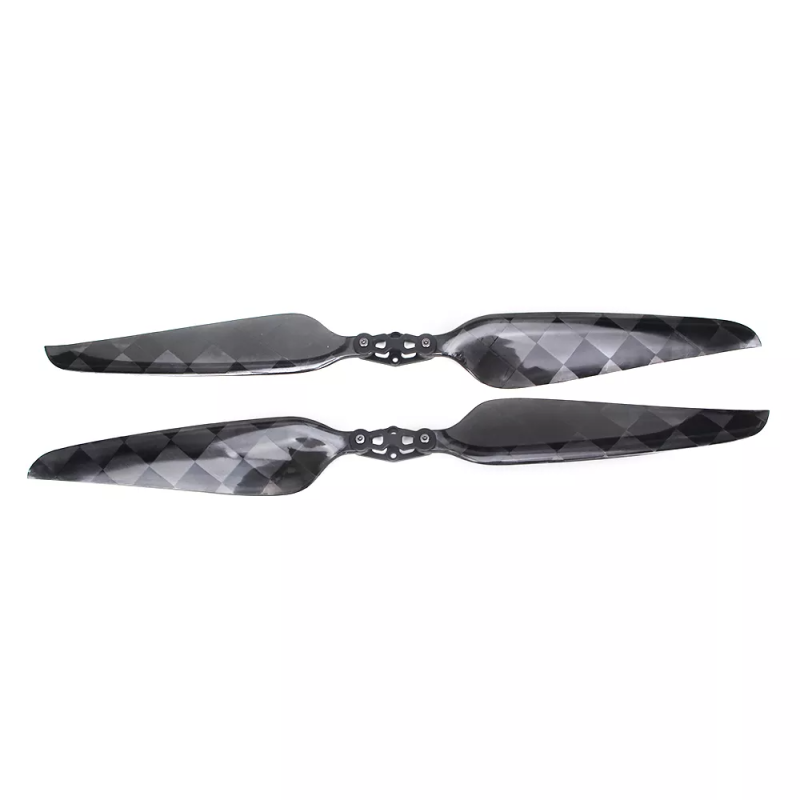 17.5x6.5 Inch  FLUXER Pro Glossy Large lattice Carbon fiber folding propeller for the professional drone and multirotor 1pair(CW+CCW)-6429