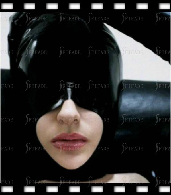 Latex Fetish Hoods Mask Cluewear Open Chins Style Easy BJ Work Sex Game Play Customized 0.4MM