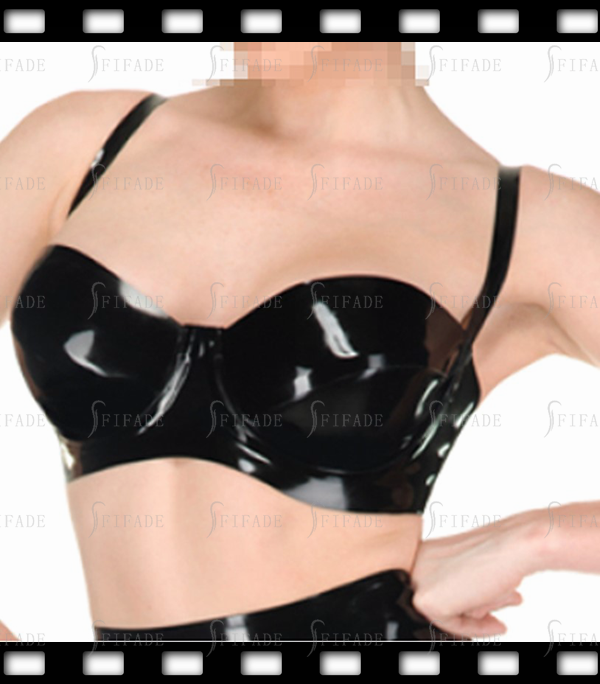 Latex Bra Classic Full Coverage Bra Back Strap Adjustable Customized 0.4mm