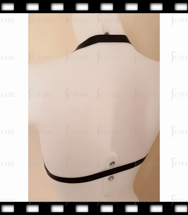 Latex Bar Seamless Lower O Ring Connect Deep V Sexy Halter Style Customized 0.4mm