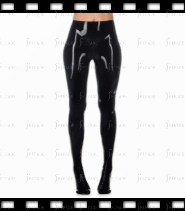 Latex Classic Back Pantyhose Unisex High Waist No Zip Customized 0.4mm