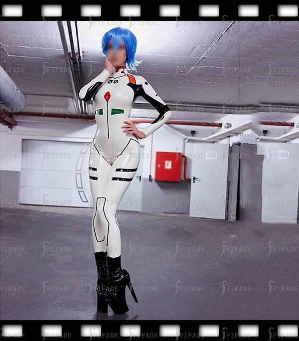 Latex Gummi Catsuit Unisex Uniform Outwear Cosplay Cool Customize 0.4MM