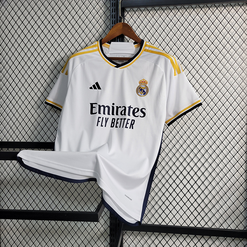 QCOFFICIAL | 2023/24 Real Madrid CF HOME Fan Edition Football Soccer Jersey Shirt