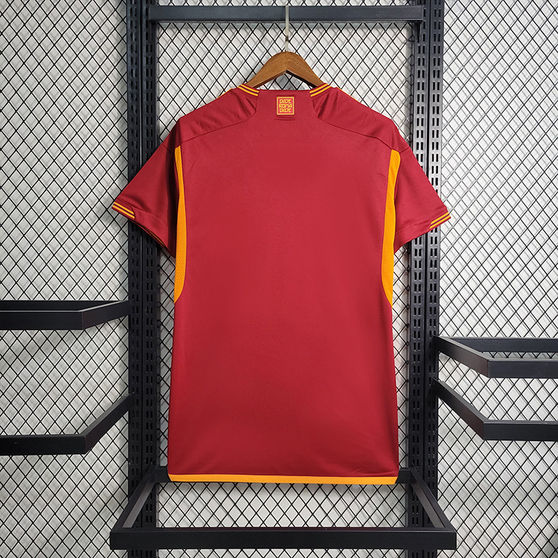 QCOFFICIAL | 2023/24 AS ROMA HOME Fan Edition Football Soccer Jersey Shirt