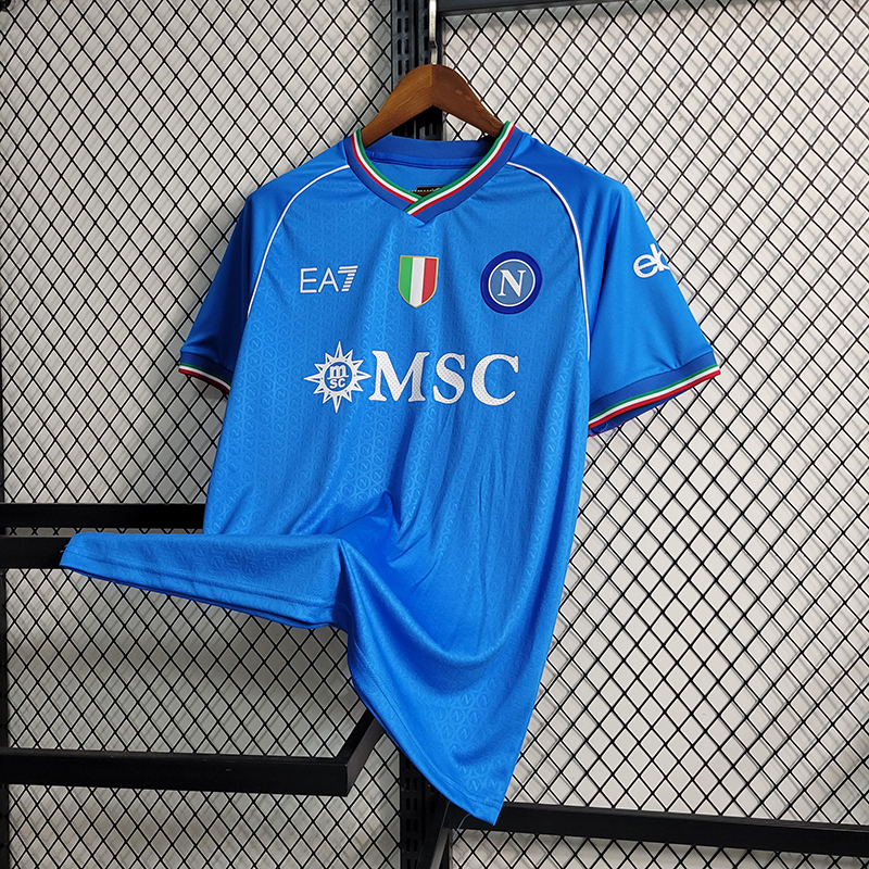 QCOFFICIAL | 2023/24 S.S.C. Napoli HOME Fan Edition Football Soccer Jersey Shirt