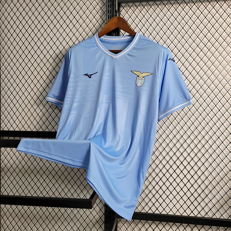 QCOFFICIAL | 2023/24 Lazio HOME Fans Edition Football Soccer Jersey Shirt