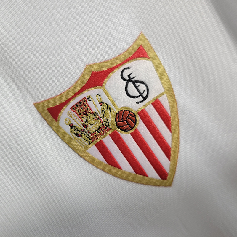 QCOFFICIAL | 2023/24 Sevilla HOME Fan Edition Football Soccer Jersey Shirt