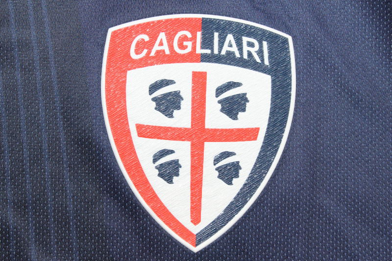 QCOFFICIAL | 2023/24 Cagliari HOME Edition White Football Soccer Jersey Shirt
