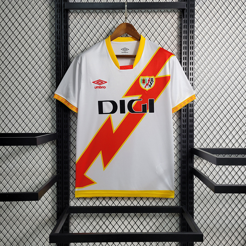 QCOFFICIAL | 2023/24 Rayo Vallecano HOME Fan Edition Football Soccer Jersey Shirt