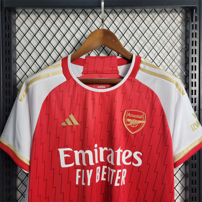 QCOFFICIAL | 2023/24 Arsenal HOME Fans Edition Football Soccer Jersey Shirt