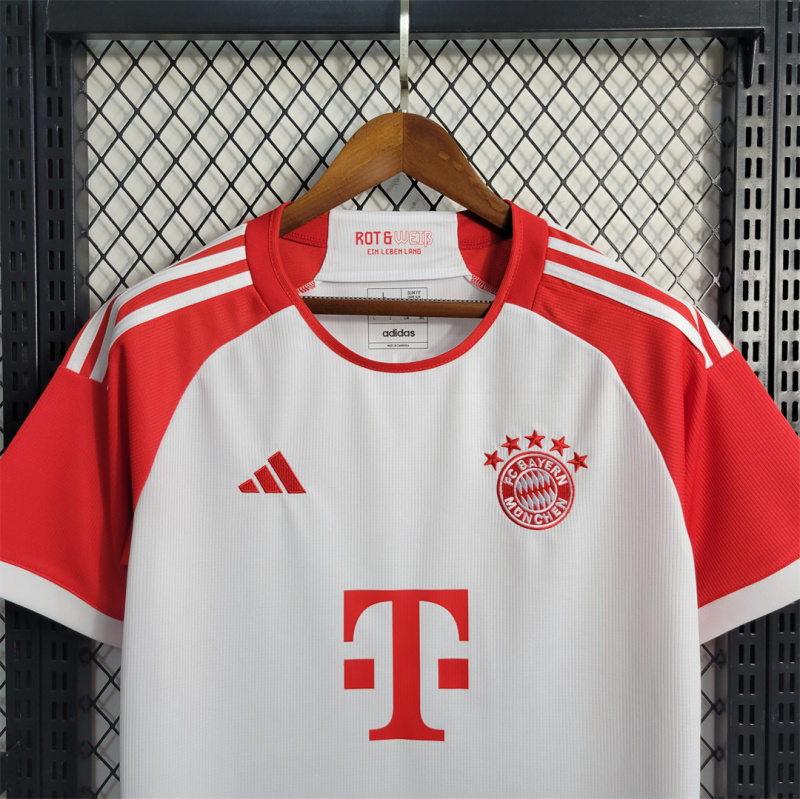 QCOFFICIAL | 2023/24 Bayern München HOME Fans Edition Football Soccer Jersey Shirt