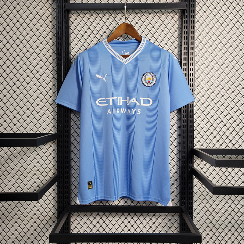 QCOFFICIAL | 2023/24 Manchester City F.C. HOME Fans Edition Football Soccer Jersey Shirt