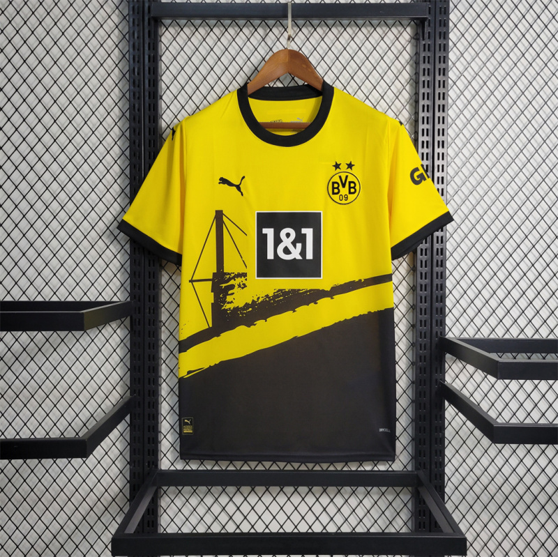 QCOFFICIAL | 2023/24 Borussia Dortmund HOME Fans Edition Football Soccer Jersey Shirt