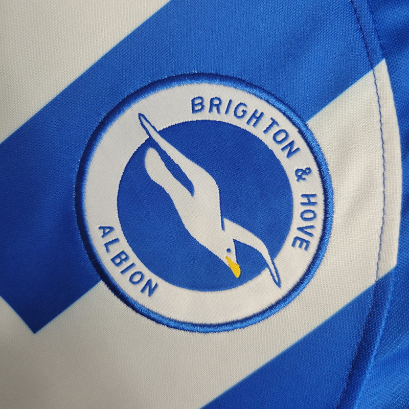 QCOFFICIAL | 2023/24 Brighton &amp; Hove Albion F.C. HOME Fans Edition Football Soccer Jersey Shirt