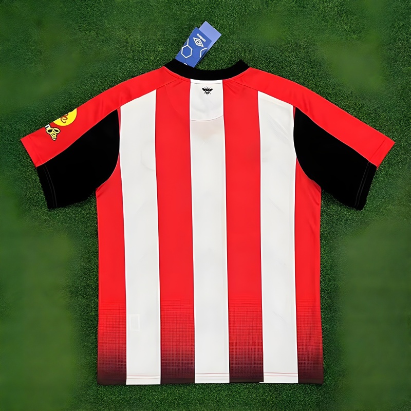 QCOFFICIAL | 2023/24 AFC Brentford F.C. HOME Fans Edition Football Soccer Jersey Shirt