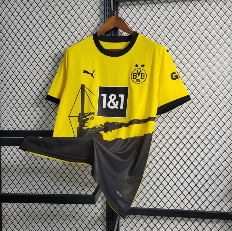 QCOFFICIAL | 2023/24 Borussia Dortmund HOME Fans Edition Football Soccer Jersey Shirt