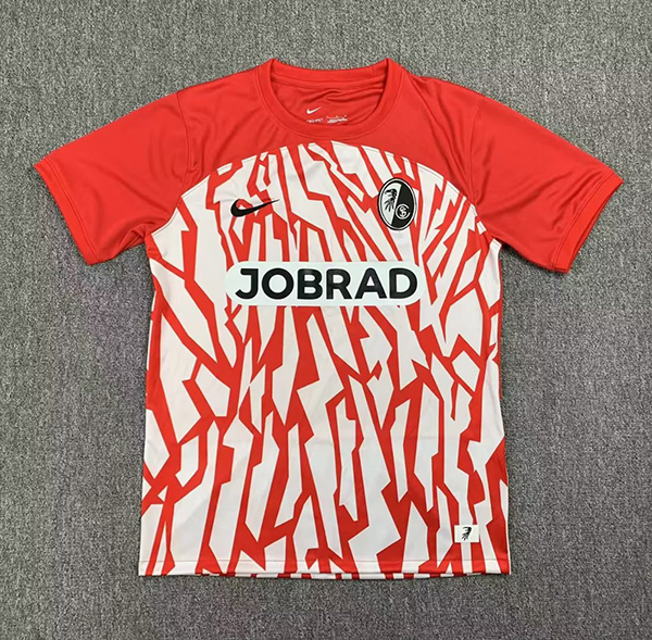 QCOFFICIAL | 2023/24 SC Freiburg HOME Fans Edition Football Soccer Jersey Shirt