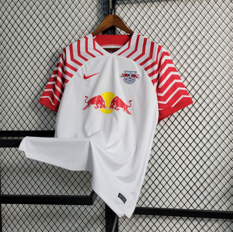 QCOFFICIAL | 2023/24 RB Redbull Leipzig HOME Fans Edition Football Soccer Jersey Shirt