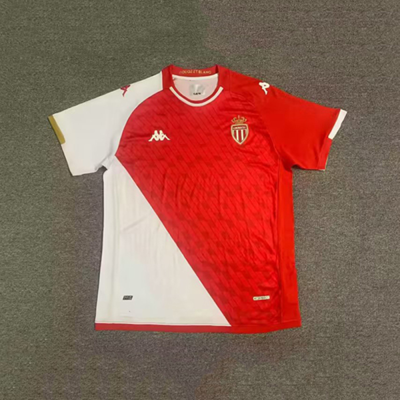 QCOFFICIAL | 2023/24 AS Monaco FC HOME Fans Edition Football Soccer Jersey Shirt