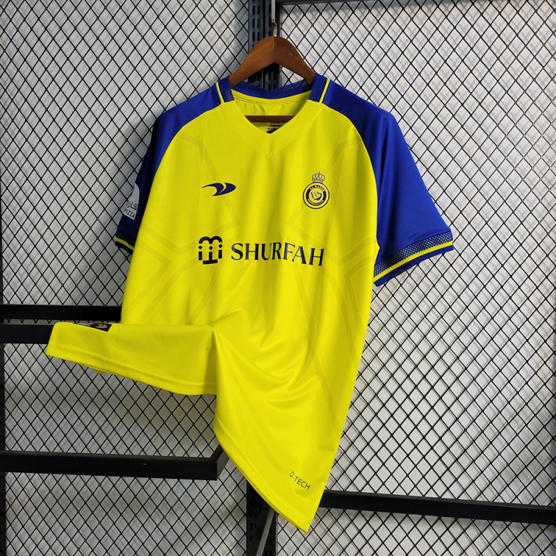 QCOFFICIAL | 2022/23 Al Nassr FC HOME Fans Edition Football Soccer Jersey Shirt